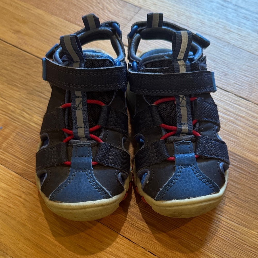 Cat & Jack Closed-Toe Sport Sandals - Navy/Gray